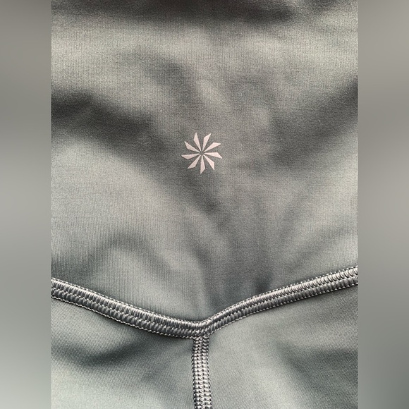 Athleta Elation Train 7/8 Tights Green Small - Picture 4 of 6